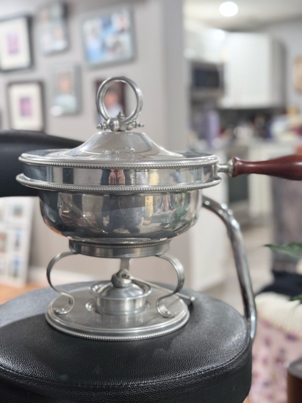 Vintage Buenilum Aluminum Chafing Dish